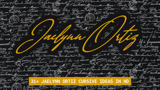 Jaelynn Ortiz name signatures